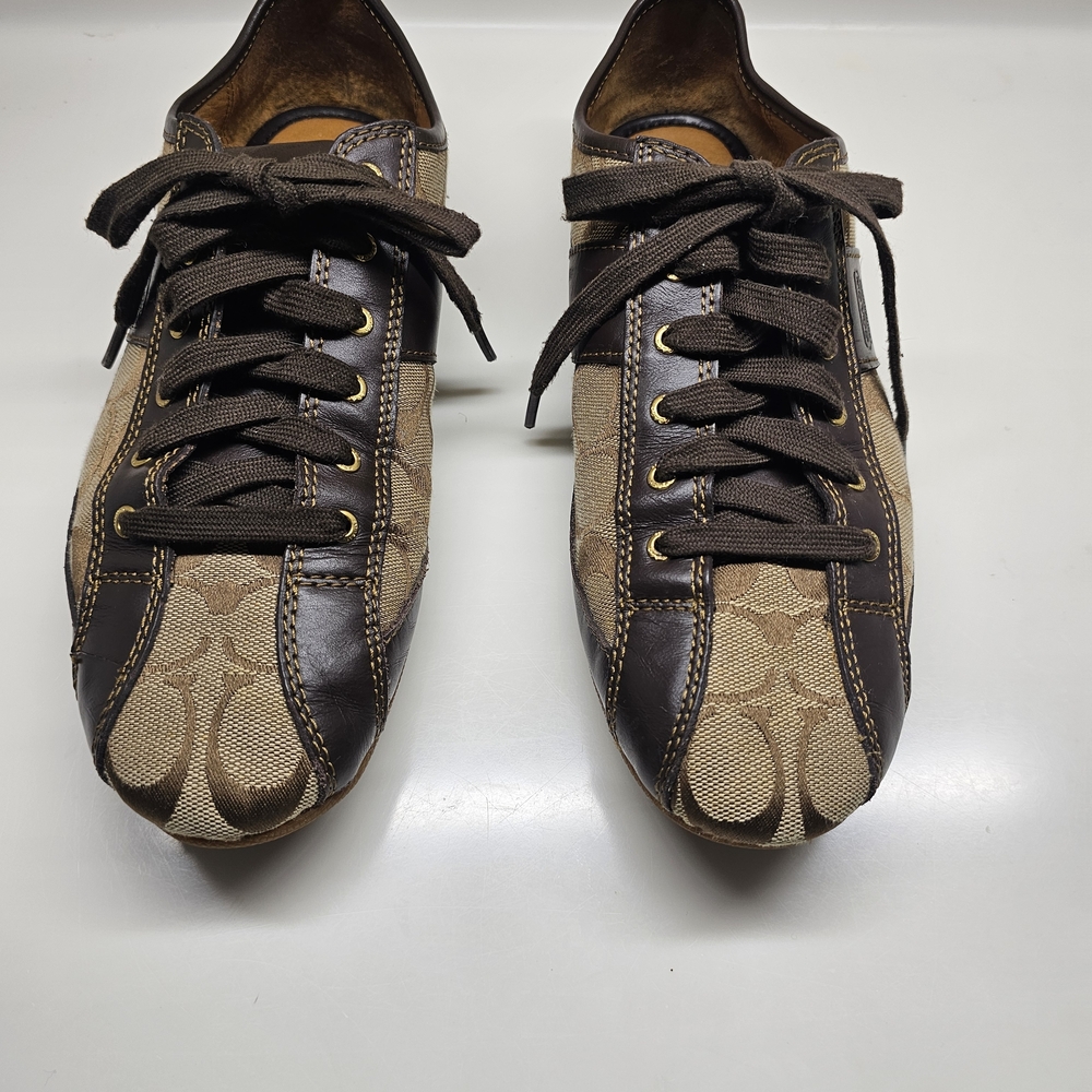 Women’s Coach Lace-Up Derby Sneakers - Picture 2 of 4